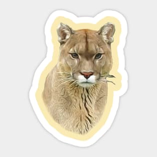 Mountain lion Sticker